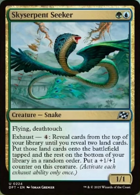 Skyserpent Seeker - Aetherdrift - English - NM - MTG