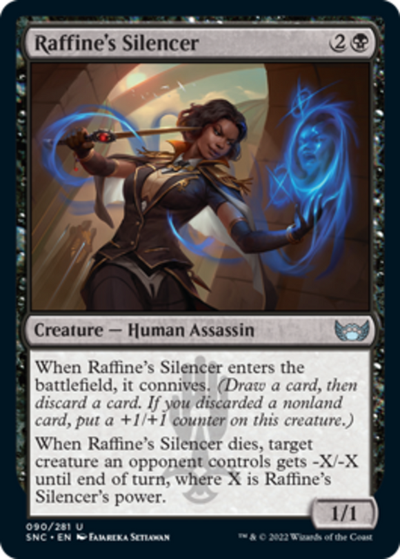 Raffine's Silencer - Streets of New Capenna - English - NM - MTG