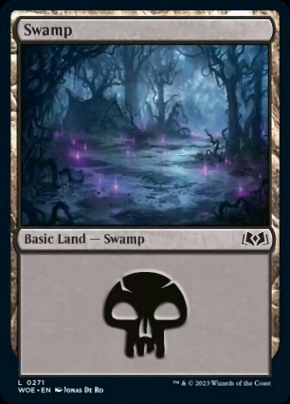 Swamp (0271) - Wilds of Eldraine - English - NM - MTG