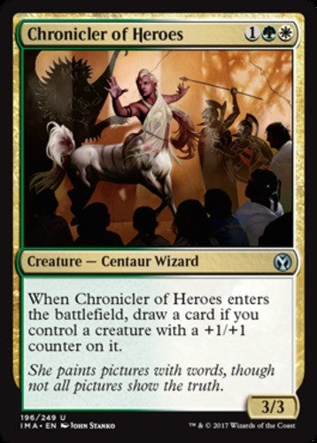 Chronicler of Heroes - Iconic Masters - English - NM - MTG