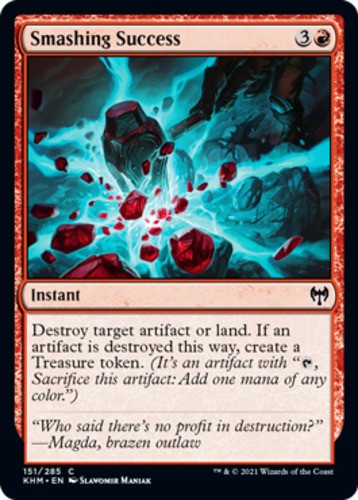 Smashing Success - Kaldheim - English - NM - MTG