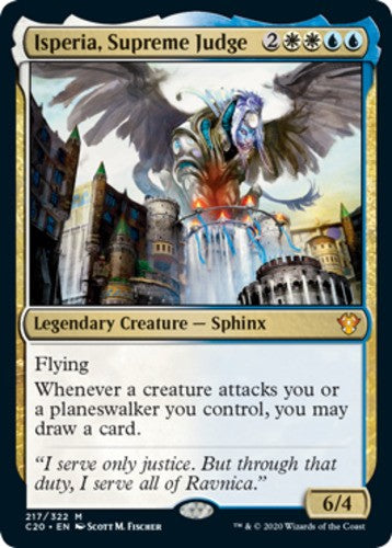 Isperia, Supreme Judge - Commander 2020 - English - NM - MTG