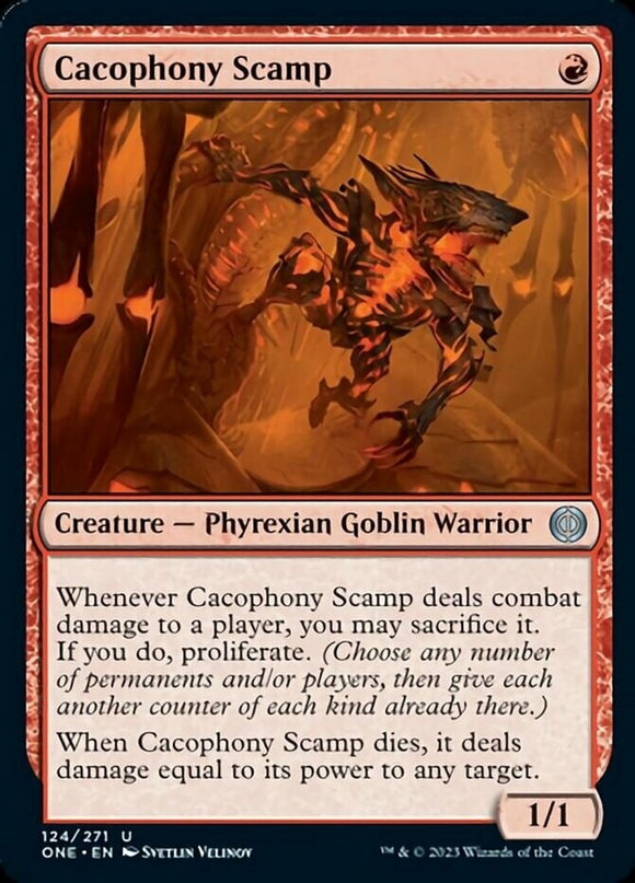 Cacophony Scamp - Phyrexia: All Will Be One - English - NM - MTG