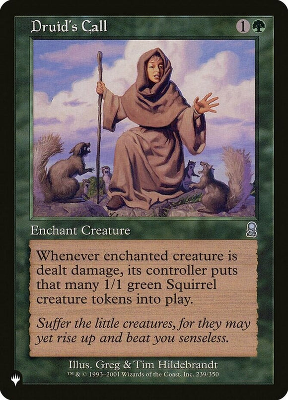 Druid's Call - The List - The List - English - NM - MTG