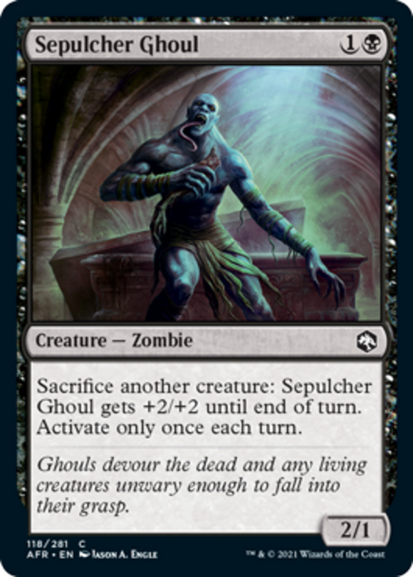Sepulcher Ghoul - Forgotten Realms - English - NM - MTG