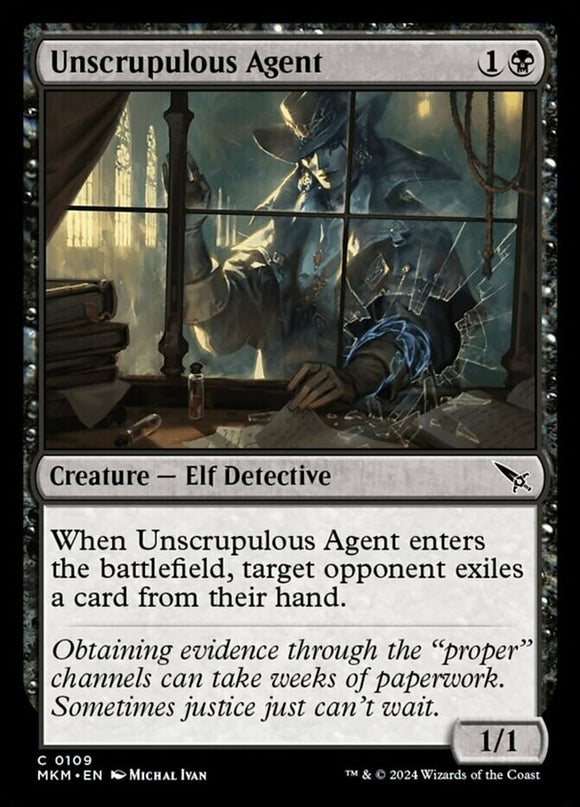 Unscrupulous Agent - Murders at Karlov Manor - English - NM - MTG