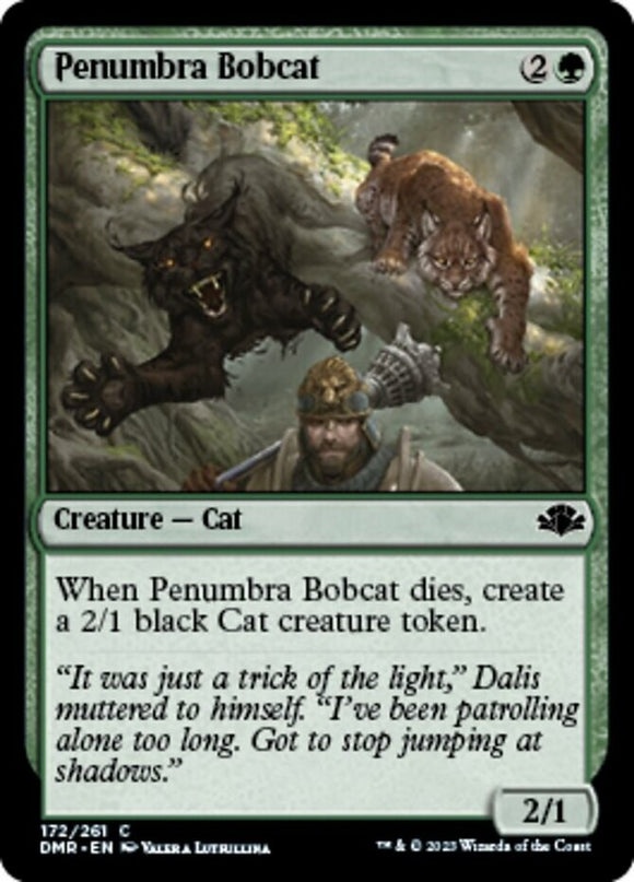 Penumbra Bobcat - Dominaria Remastered - English - NM - MTG