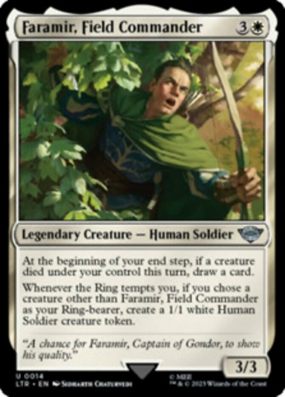 Faramir, Field Commander - Lord of the Rings - English - NM - MTG