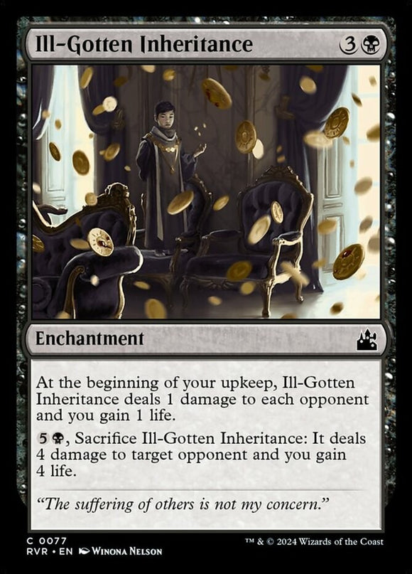 Ill-Gotten Inheritance - Ravnica Remastered - English - NM - MTG
