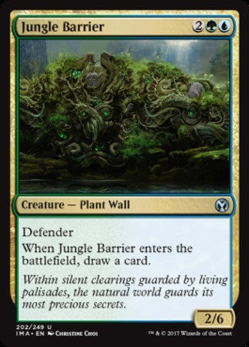 Jungle Barrier - Iconic Masters - English - NM - MTG