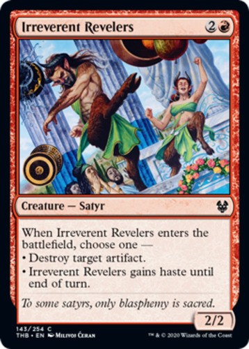 Irreverent Revelers - Theros Beyond Death - English - NM - MTG