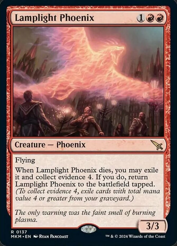 Lamplight Phoenix - Murders at Karlov Manor - English - NM - MTG