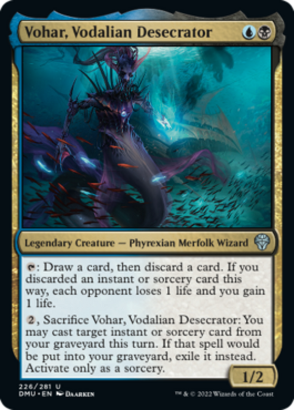 Vohar, Vodalian Desecrator - Dominaria United - English - NM - MTG