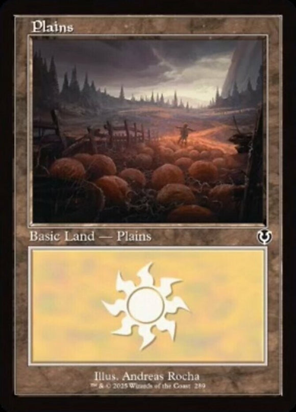 Plains (289) - Retro Frame - Innistrad Remastered - English - NM - MTG