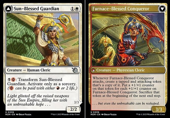 Sun-Blessed Guardian // Furnace-Blessed Conqueror - March of the Machines - Engl