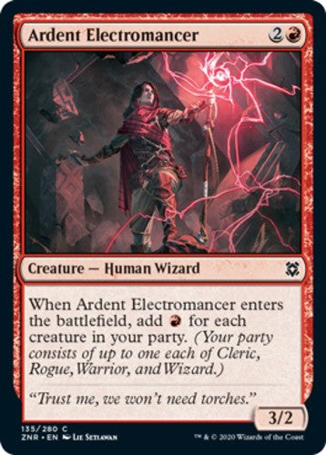 Ardent Electromancer - Zendikar Rising - English - NM - MTG