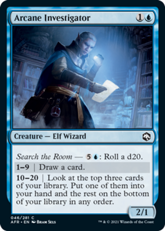 Arcane Investigator - Forgotten Realms - English - NM - MTG