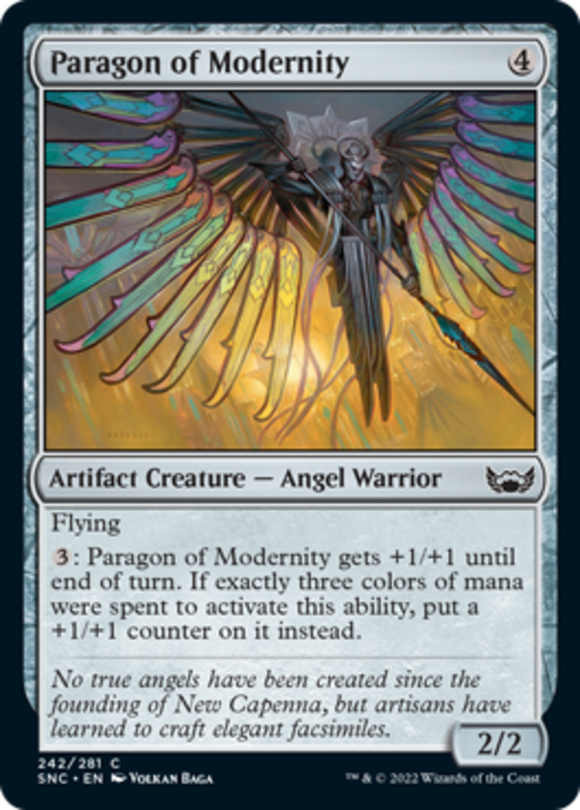 Paragon of Modernity - Streets of New Capenna - English - NM - MTG