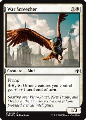 War Screecher - War Of The Spark - English - NM - MTG