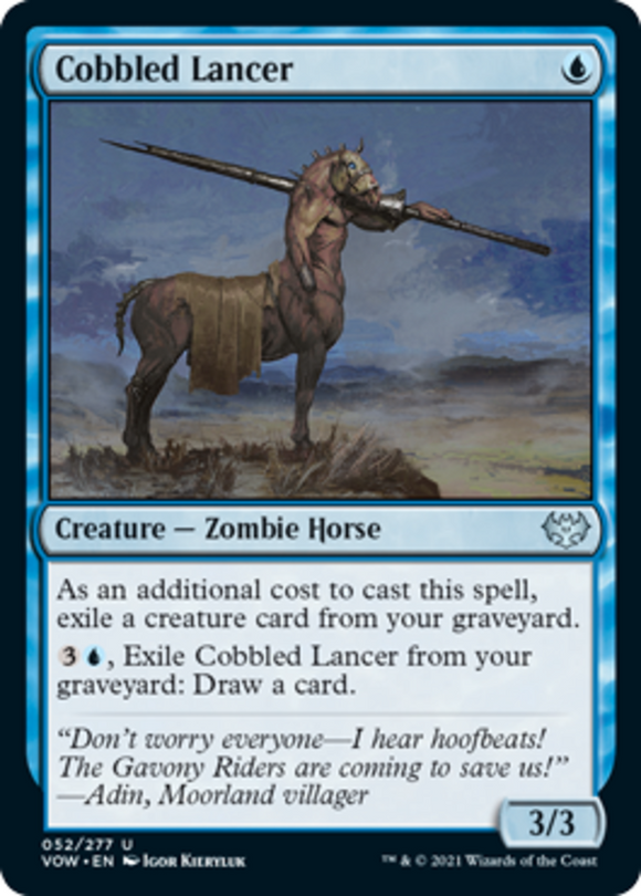 Cobbled Lancer - Innistrad: Crimson Vow - English - NM - MTG