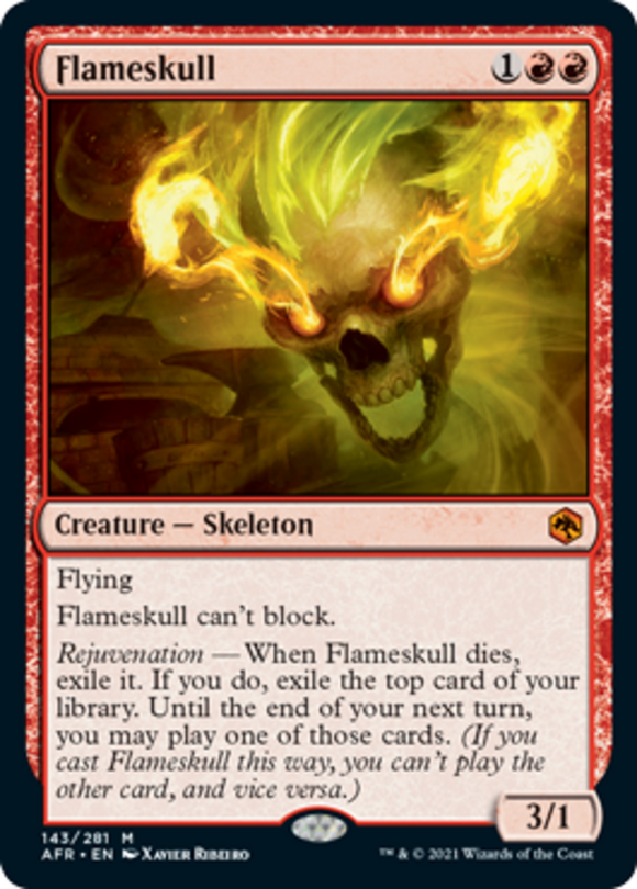 Flameskull - Forgotten Realms - English - NM - MTG