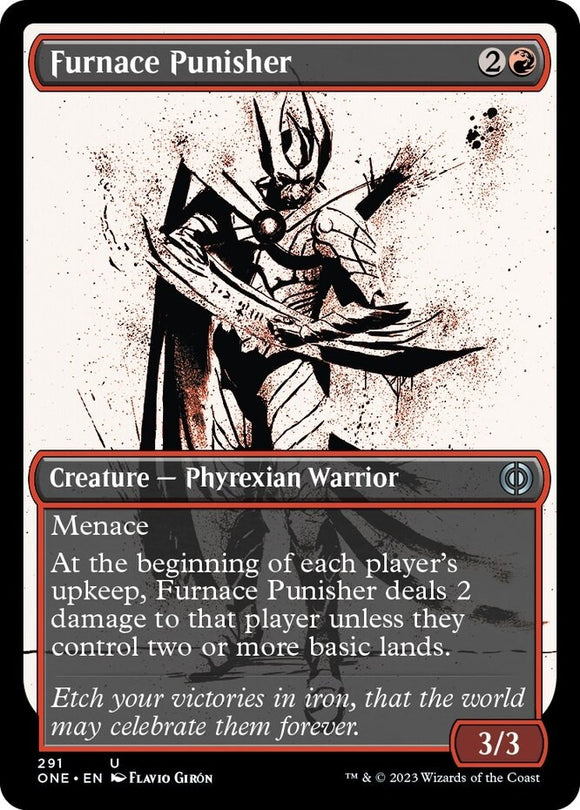 Furnace Punisher - Showcase - Phyrexia: All Will Be One - English - NM - MTG