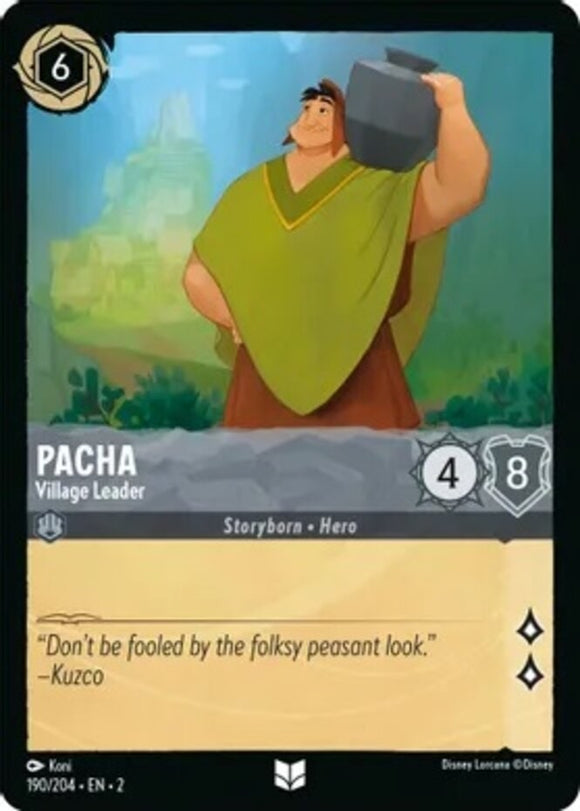 Pacha - Village Leader - 190/204 - Uncommon - Rise of the Floodborn NM