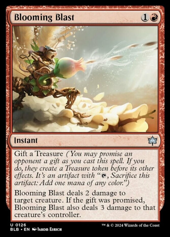 Blooming Blast - Bloomburrow - English - NM - MTG
