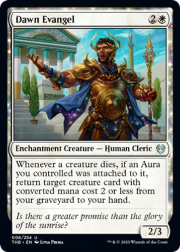 Dawn Evangel - Theros Beyond Death - English - NM - MTG