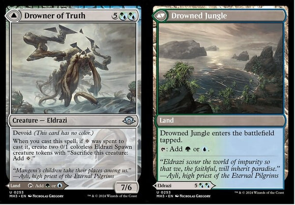 Drowner of Truth // Drowned Jungle - Modern Horizons 3 - English - NM - MTG