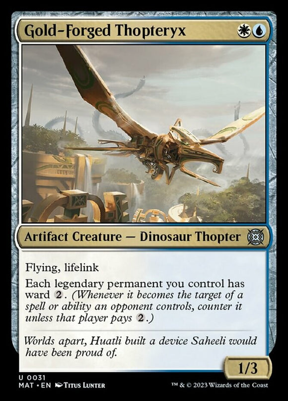 Gold-Forged Thopteryx - March of the Machines: The Aftermath - English - NM - MT