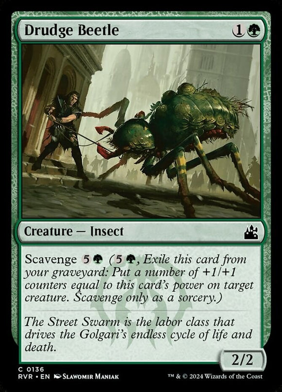 Drudge Beetle - Ravnica Remastered - English - NM - MTG