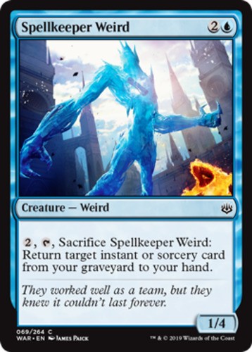Spellkeeper Weird - War Of The Spark - English - NM - MTG