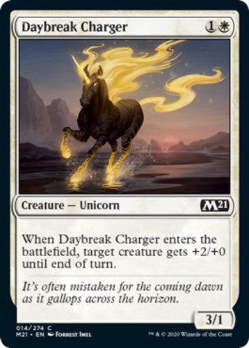 Daybreak Charger - Core Set 2021 (M21) - English - NM - MTG