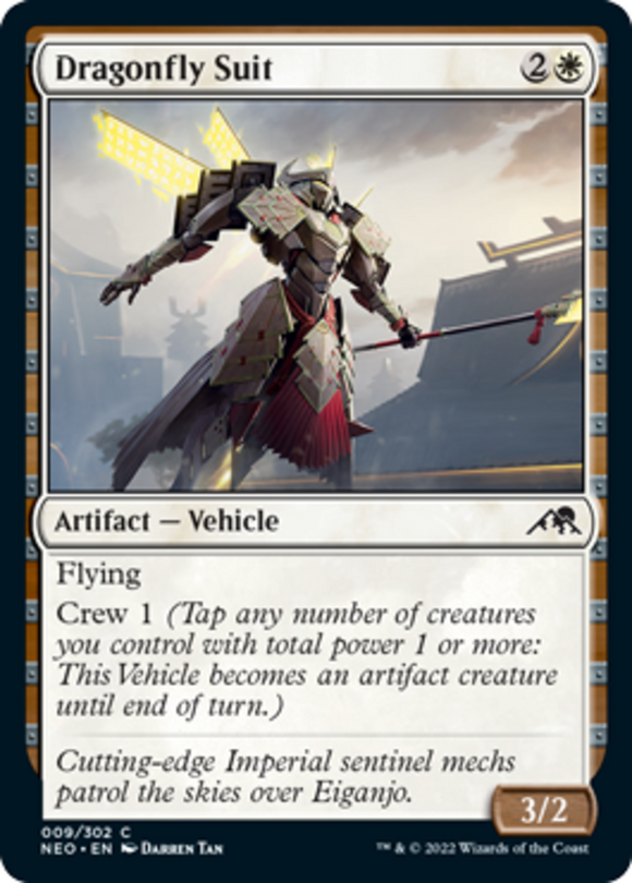 Dragonfly Suit - Kamigawa: Neon Dynasty - English - NM - MTG