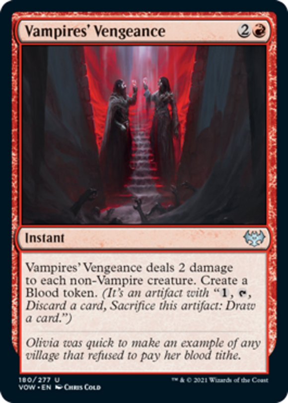 Vampires' Vengeance - Innistrad: Crimson Vow - English - NM - MTG