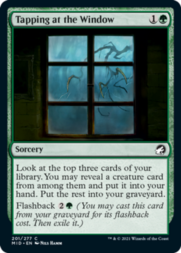 Tapping at the Window - Innistrad: Midnight Hunt - English - NM - MTG