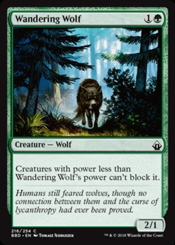 Wandering Wolf - Battlebond - English - NM - MTG