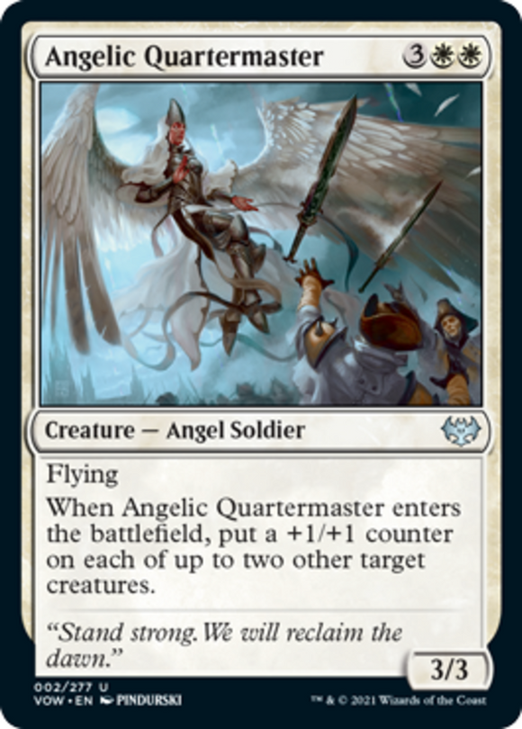 Angelic Quartermaster - Innistrad: Crimson Vow - English - NM - MTG
