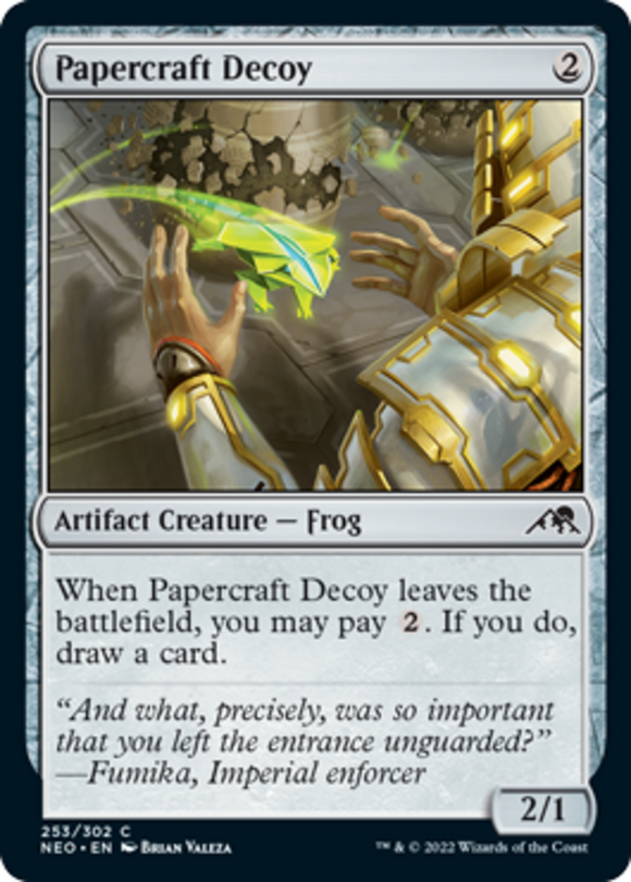 Papercraft Decoy - Kamigawa: Neon Dynasty - English - NM - MTG