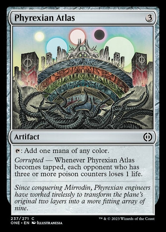 Phyrexian Atlas - Phyrexia: All Will Be One - English - NM - MTG