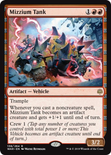 Mizzium Tank - War Of The Spark - English - NM - MTG