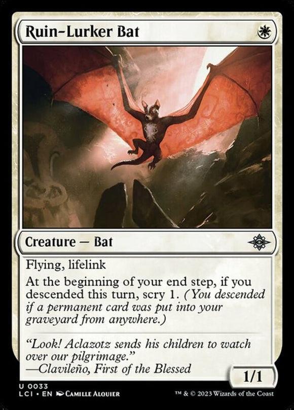 Ruin-Lurker Bat - Lost Caverns of Ixalan - English - NM - MTG