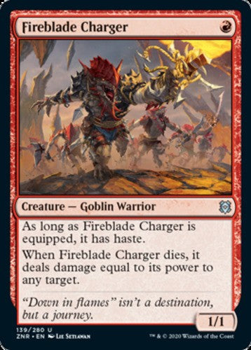 Fireblade Charger - Zendikar Rising - English - NM - MTG