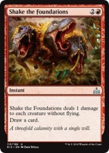 Shake the Foundations - Rivals of Ixalan - English - NM - MTG