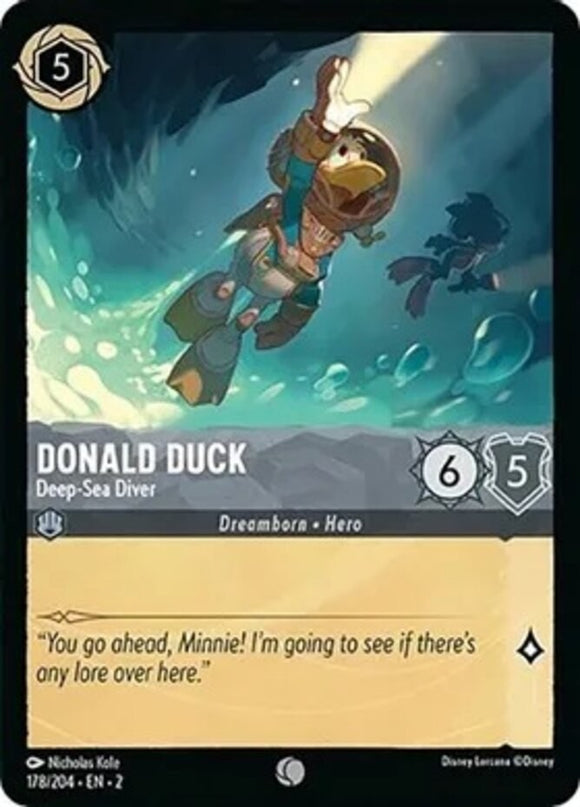 Donald Duck - Deep-Sea Diver - 178/204 - Common - Rise of the Floodborn NM