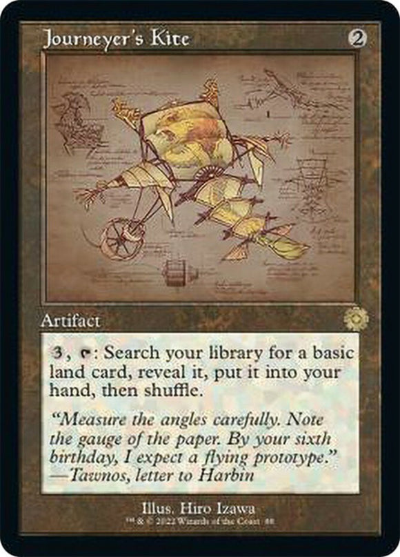 Journeyer's Kite - Retro Schematic - The Brothers' War - English - NM - MTG