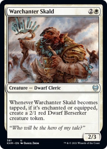 Warchanter Skald - Kaldheim - English - NM - MTG