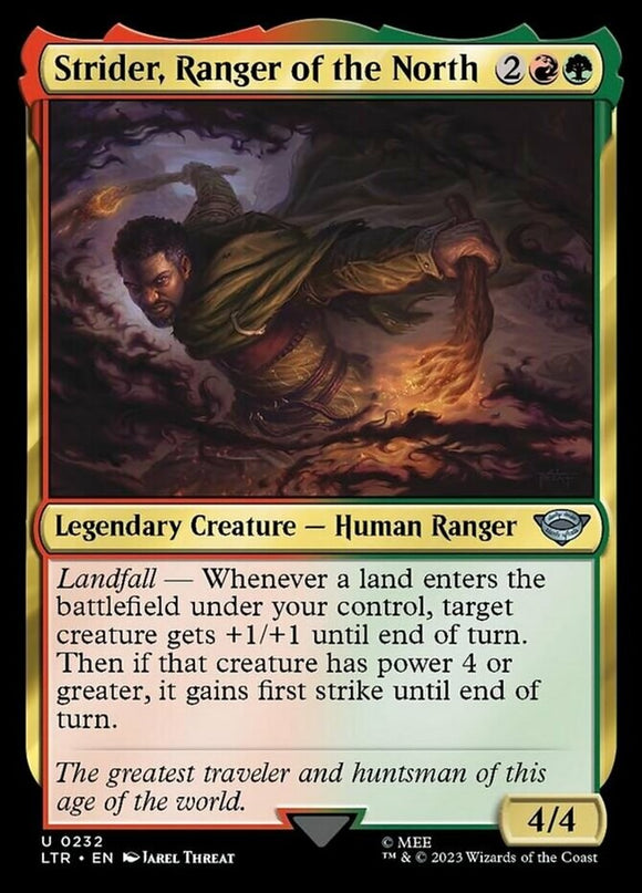Strider, Ranger of the North - Lord of the Rings - English - NM - MTG
