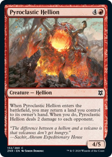 Pyroclastic Hellion - Zendikar Rising - English - NM - MTG